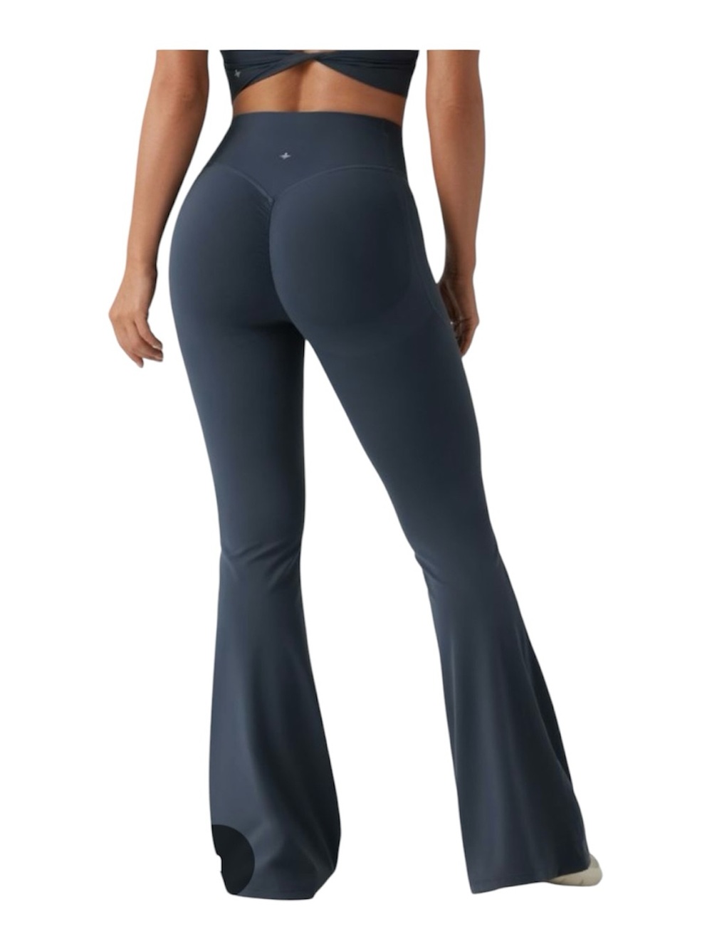 HALARA Navy High Waisted Scrunch Butt Lifting Flared Yoga Pants size S